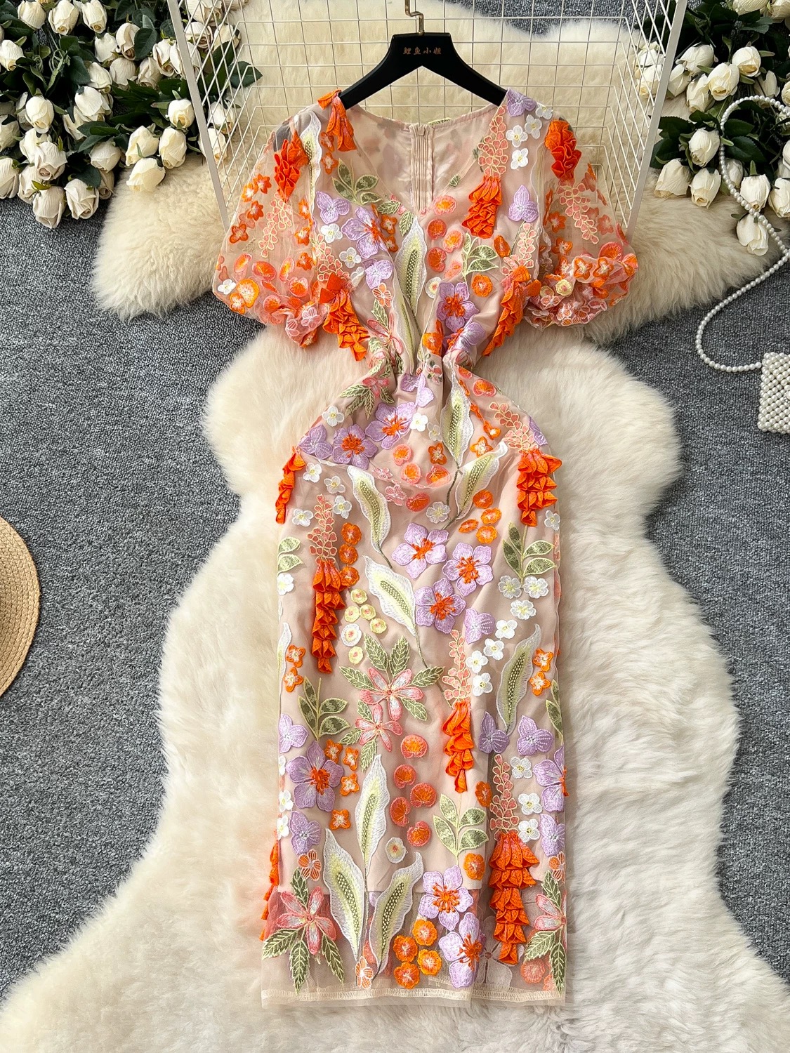 Don’t call me floral Dress FBC381 images